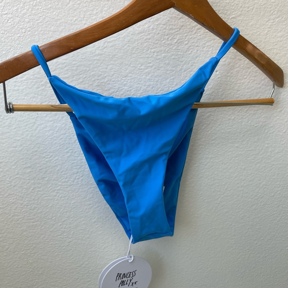 Princess Polly Blue String Bikini Bottoms